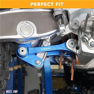 互換品 ヤマハ YZ125 YZ250 2006-2024 YZ125X YZ250X 2020-2023 WR250F WR450F 2006 リアショックリンケージアームキット 1.5 インチロワリングリンク