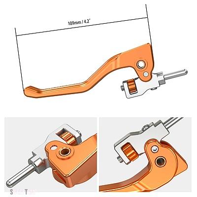 互換品 KTM EXC 300 2014-2024 EXC-F SX SXF XC XCF XCW 125 500 バイク ショート ブレーキ クラッチ レバー_13