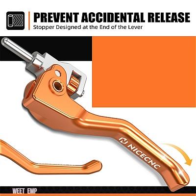 互換品 KTM EXC 300 2014-2024 EXC-F SX SXF XC XCF XCW 125 500 バイク ショート ブレーキ クラッチ レバー_15