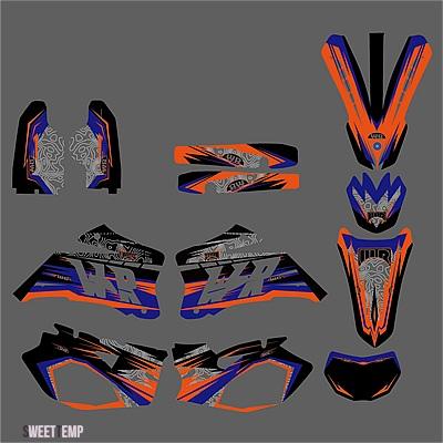 互換品 ヤマハ フェアリング WR250F WR450F WRF 250 450 WR 250F 450F 2007/11/01 バイク グラフィック背景デカール ステッカー