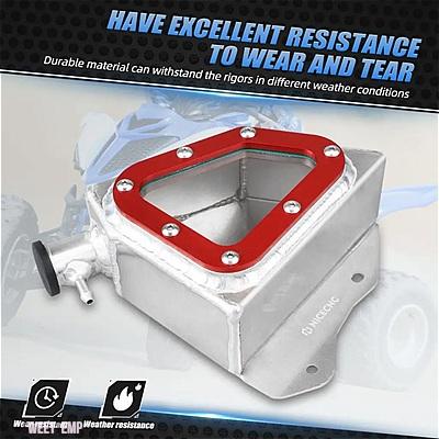 【互換品】 ヤマハ RAPTOR700R オーバーフロークーラントラジエータータンクリザーバー ラプター 700 700R ラプター 2013-2023 2017 2016 ATV アクセサリー