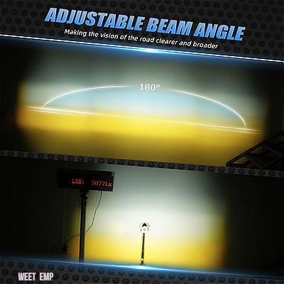 互換品 ヤマハ ラプター 700 700R 700RSE 2013-2023 4 個 3030 LED チップフロントワークライト ATV 超高輝度ビームライト #1PE-F1514-01-00