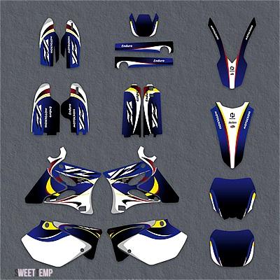 互換品 ヤマハ 2002-2014 YZ125 YZ250 YZ 125 YZ 250 バイクフェアリンググラフィック背景デカールステッカーカスタム 2013 2012