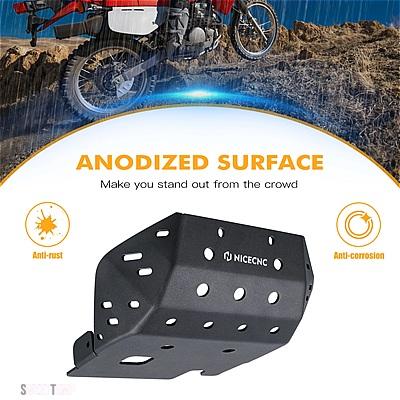 互換品 ホンダ XR650L 650 L 1993-2022-24 バイク スキッド プレート エンジン ボトム ガード スプラッシュ シャーシ プロテクター_3