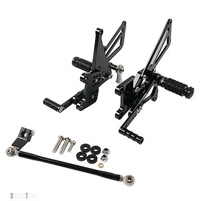 ブランド登録なし - 取り替えっこ品 1050 2005 10 01 T595 1997 1998 トライアンフ 自動二輪車 フットペグ フットレスト 後押し仕かける 迅速さ トリプル EFI デイトナ