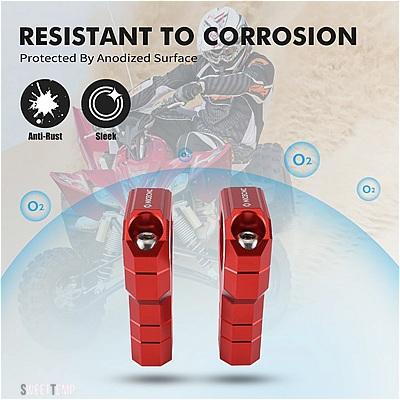 互換品 ヤマハ YFZ450 2 個ハンドルバーライザークランプアルミ ATV アクセサリーYFZ450R YFZ 450R 2009-2024 YFZ450X 2010-2011