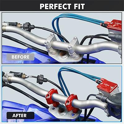 互換品 ヤマハ YFZ450 2 個ハンドルバーライザークランプアルミ ATV アクセサリーYFZ450R YFZ 450R 2009-2024 YFZ450X 2010-2011