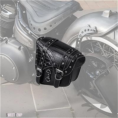 互換品 ハーレー バイク スイングアームバッグ レザー ストリートグライド サドルバッグ FAT BOY/ソフテイル STANDARD/HERITAGE CLASSIC/BREAKOUT_3