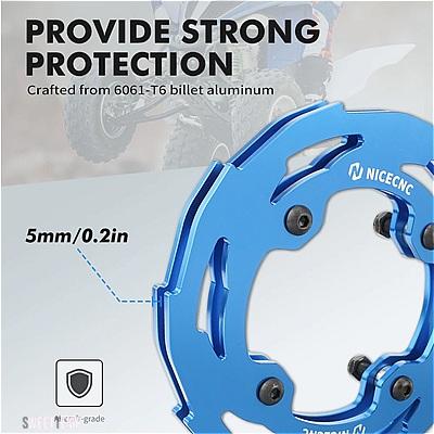 互換品 ヤマハ YFZ450R チェーン スプロケット ガード カバー プロテクター YFZ 450R SE 2009-2023 YFZ450X 2010-2011 ATV アクセサリー