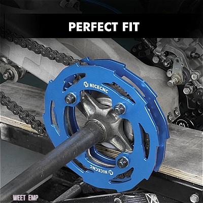 互換品 ヤマハ YFZ450R チェーン スプロケット ガード カバー プロテクター YFZ 450R SE 2009-2023 YFZ450X 2010-2011 ATV アクセサリー