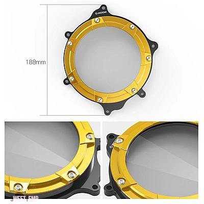 互換品 スズキ DRZ400SM DRZ400S DRZ 400E DRZ 400 SM DRZ400 E S SM 2000-2022-24 アルミ クリア クラッチ カバー ガード プロテクター_4