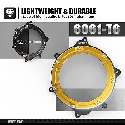 互換品 スズキ DRZ400SM DRZ400S DRZ 400E DRZ 400 SM DRZ400 E S SM 2000-2022-24 アルミ クリア クラッチ カバー ガード プロテクター_6