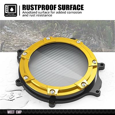 互換品 スズキ DRZ400SM DRZ400S DRZ 400E DRZ 400 SM DRZ400 E S SM 2000-2022-24 アルミ クリア クラッチ カバー ガード プロテクター_7