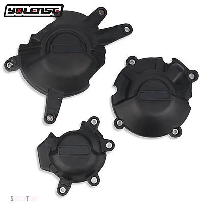 互換品 ホンダ ナイロンエンジンステーターカバーCBR650R 2021-2023 バイクエンジンガードサイドシールドプロテクター_1