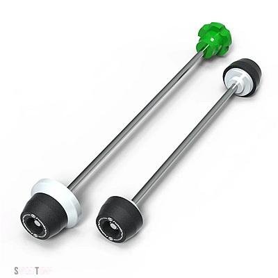 互換品 カワサキ ニンジャ H2/H2R 2015-18 フロント リア ホイール スピンドル クラッシュ プロテクション_9