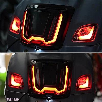 互換品 パーツそ他 VESPA GTS300 HPE SUPERTECH GTV 300 GTV300 SEI GIORNI バイク リア テールライト ブレーキ テール ライト ストップ インジケーター