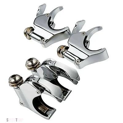 互換品 ハーレー バイク 4X リリース ウィンドスクリーン クランプ スポーツスター 883 1200 ダイナ 39MM 49MM