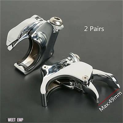互換品 ハーレー バイク 4X リリース ウィンドスクリーン クランプ スポーツスター 883 1200 ダイナ 39MM 49MM
