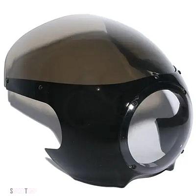 互換品 ハーレー バイク 5 3/4インチ フロントヘッドライトフェアリング ウィンドシールド ダイナ スポーツスター 1200_4