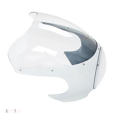 互換品 ハーレー バイク 5 3/4インチ フロントヘッドライトフェアリング ウィンドシールド ダイナ スポーツスター 1200_5