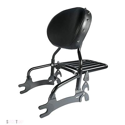 互換品 インディアン バイク 12 インチ バックレスト シーシーバー キャリア チーフ クラシック ヴィンテージ ダークホース