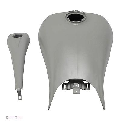 互換品 ハーレー バイク 6.6 ガロン ストレッチ ガス燃料タンク 燃料タンクキャップ ツーリング ロードキング ストリート グライド 2008-2023