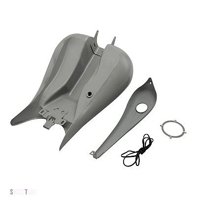 互換品 ハーレー バイク 6.6 ガロン ストレッチ ガス燃料タンク 燃料タンクキャップ ツーリング ロードキング ストリート グライド 2008-2023