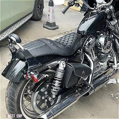 互換品 ハーレー バイク ツーアップシート ドライバー パッセンジャーピリオン スポーツスター 1200 ナイトスター カスタム スーパーロー ロードスター_6
