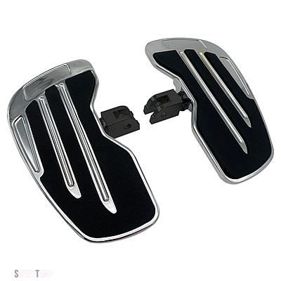 互換品 ハーレー ドライバーフットボード ライダーフットペグ フットレスト ソフテイル スリムローボブファットボーイ ブレイクアウトデラックス FLDE F