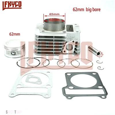 互換品 ヤマハ バイク 57.4 MM/62 MMエンジン 123CC シリンダーキットYBR125 XTZ 125 XTZ125 TTR125 YBR 125 YB125Z モトブロック部品ブロック