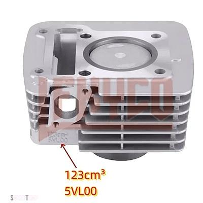互換品 パーツそ他 バイク 62 MMボアシリンダーキットモーター YBR125 XTZ125 YB125Z XT125R XT125X XTZ YBR 125CC 185CC エンジンモトブロック