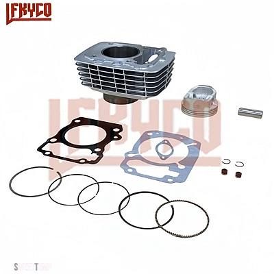 互換品 ホンダ バイクエンジン部品 65.5 MMビッグボアシリンダーキットモーターXR150 CBF150 アップグレード CBF185 CBF200 XR185 XR200