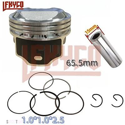 互換品 ホンダ バイクエンジン部品シリンダーボア65.5MM高圧縮ピストンリングキット CRF230 CRF230F CRF230L CG200ビッグCG230