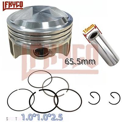 互換品 ホンダ バイクエンジン部品シリンダーボア65.5MM高圧縮ピストンリングキット CRF230 CRF230F CRF230L CG200ビッグCG230