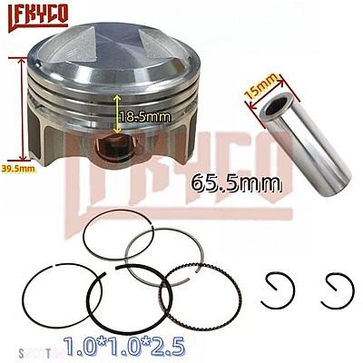 互換品 ホンダ バイクエンジン部品シリンダーボア65.5MM高圧縮ピストンリングキット CRF230 CRF230F CRF230L CG200ビッグCG230