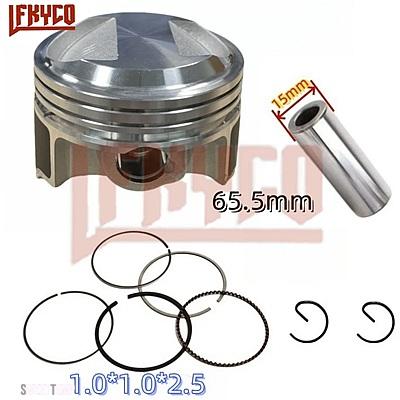 互換品 ホンダ バイクエンジン部品シリンダーボア65.5MM高圧縮ピストンリングキット CRF230 CRF230F CRF230L CG200ビッグCG230