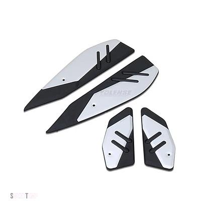 互換品 ヤマハ XMAX X-MAX300 2023 バイクパーツ フロント/リア フットレスト ステップ バイク フットボード ペダル フットペグ_4