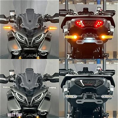 互換品 ヤマハ 2021-2024 TRACER 9 /GT TRACER9 テールタイディライセンスプレートブラケット 9/GT 9GT LED 統合テールライトウィンカーライト