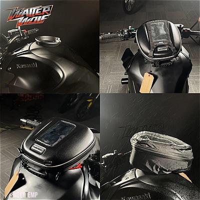 互換品 カワサキ 2024 ZH2 Z125 Z900 燃料タンクバッグ ヴェルシス X300 2個50 ZX6R Z2個5R Z400 ニンジャ 650 バイク ナビゲーション タンクロック_3