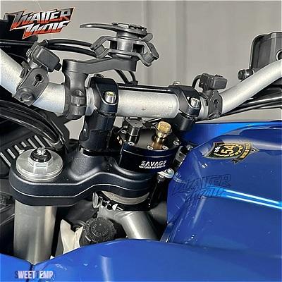 互換品 アプリリア TUAREG 660 ステアリング ダンパー スタビライザー TUAREG660 2021 2022-2024 ラジアル ダンピング コントロール ブラケットサポート_3