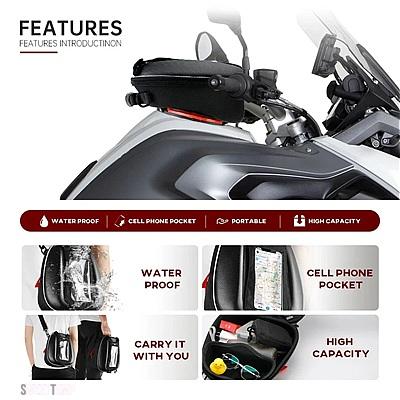 互換品 カワサキ バイク レーシング タンクロック 燃料タンクバッグ キャリア収納バッグ Z125 Z250 Z300 ニンジャ 125 300 250R E2個50R 2008-2020