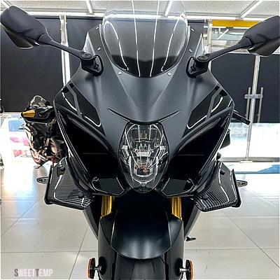 互換品 スズキ GSX-R1000 GSXR1000 L7 2017-2019-22 バイク フェアリングパーツ エアロダイナミミック ウィング キット 固定ウィングレット フェアリン_15