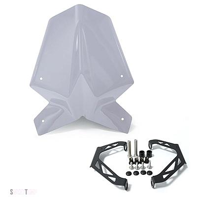 互換品 KTM デューク 790 2018-2024 デューク 8902021-2023 バイク ウインド ディフレクター シールド スクリーン ブラケット アクセサリー付き フロン