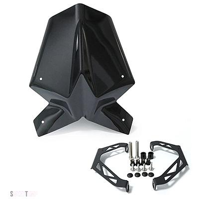 互換品 KTM デューク 790 2018-2024 デューク 8902021-2023 バイク ウインド ディフレクター シールド スクリーン ブラケット アクセサリー付き フロン