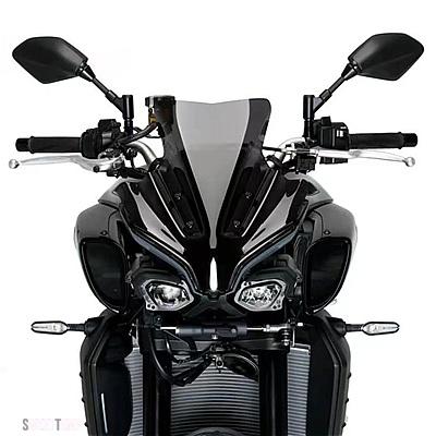 互換品 ヤマハ MT-10 2022 2023 2024 MT10 SP 2022-2024 MT10SP 2023 スポーツ バイク スポーツ ウィンドシールド バイザー ブラック ウィンドスクリー_3