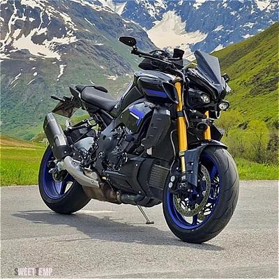 互換品 ヤマハ MT-10 2022 2023 2024 MT10 SP 2022-2024 MT10SP 2023 スポーツ バイク スポーツ ウィンドシールド バイザー ブラック ウィンドスクリー_5