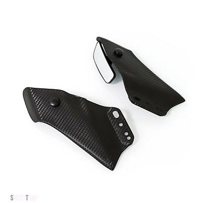 互換品 ZF R1 2000-2020 汎用バイクサイドウイングフェアリングスポイラーフランクスポイラーフェアリング ヤマハ ミラー付き | ブランド登録なし | 06