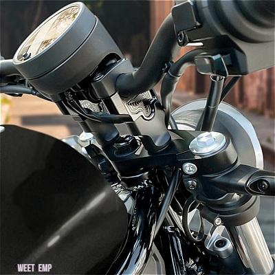 互換品 ホンダ ハンドルバー ライザー アダプター CMX 250 300 500 REBEL REBEL 2021-2025 バイク バー クランプ レイズド マウント アダプター