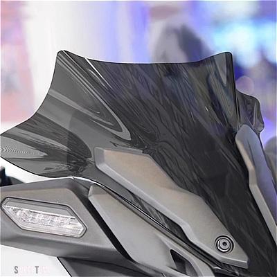 互換品 ヤマハ X-MAX300 XMAX300 2023-2025 ビレット力 42 CMフロントガラスフロントガラスウインドディフレクターシールドスクリーンバイザーガラスバ
