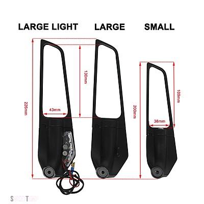 互換品 スズキ GSX-R 1000 R GSX-R 1000 GSXR 1000 2017-2021 バイクミラー ウィンドウィング回転バックミラー